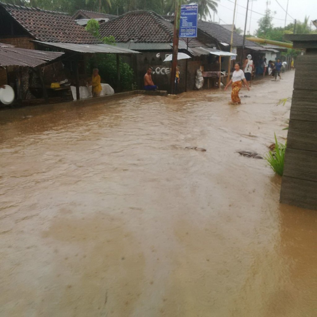 Wateroverlast door de moessonregen december, Teloke 2015
